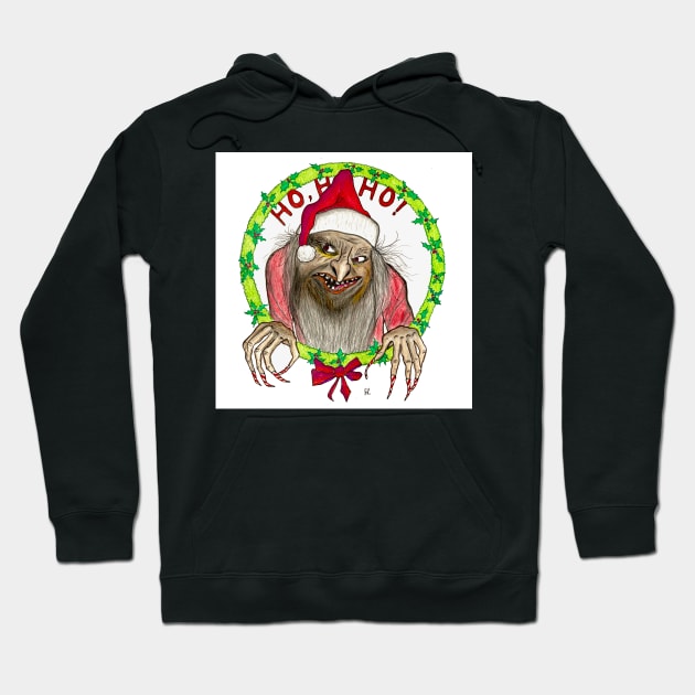 Here Comes Santa Claws Hoodie by JimLorman